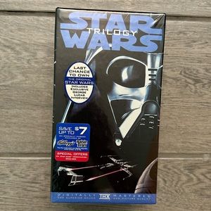 NWT Star Wars Trilogy VHS set NEW 3-Tape SEALED UNOPENED Original boxed set jedi